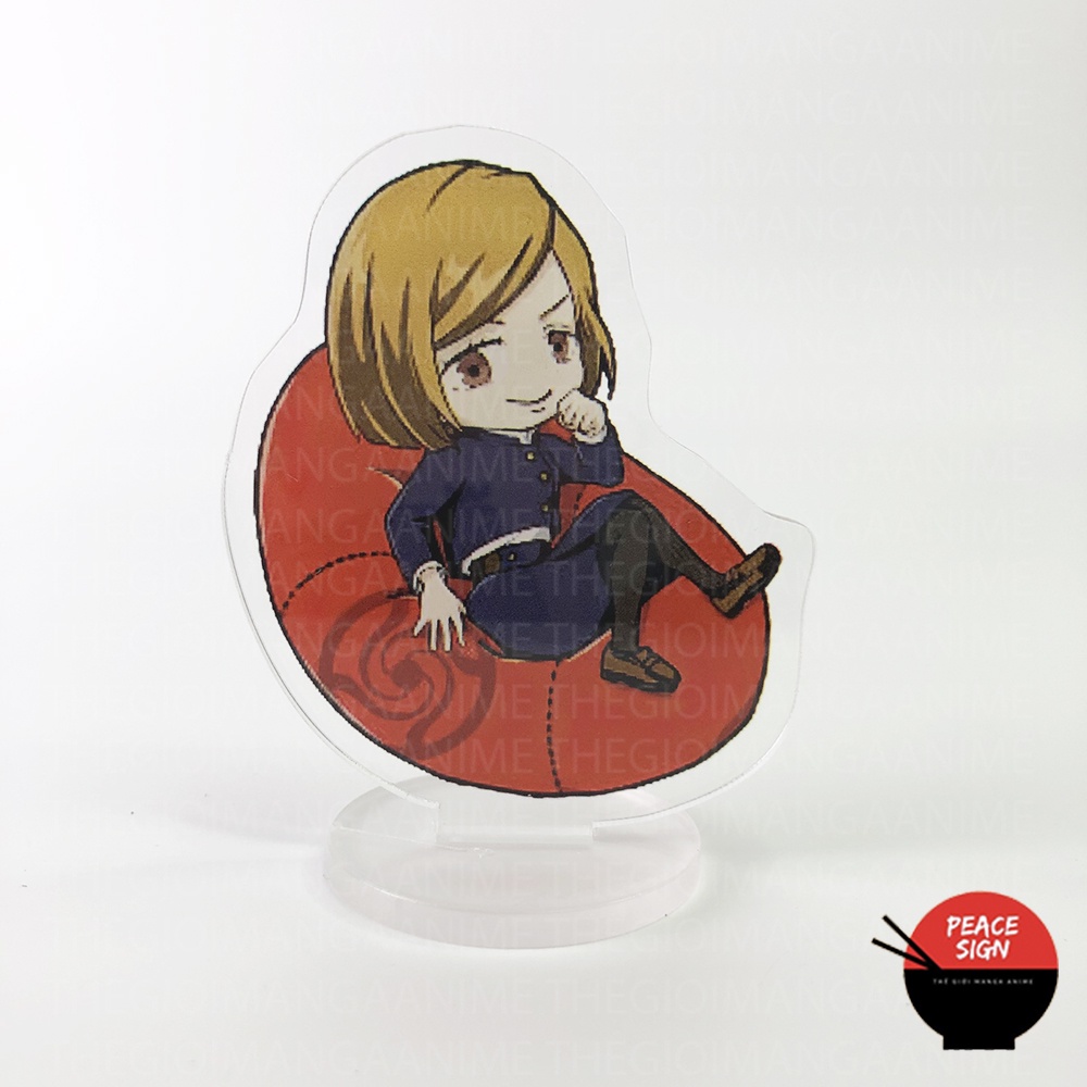 Standee mini JUJUTSU KAISEN ver NẰM NỆM Chú Thuật Hồi Chiến Tượng Mô hình Acrylic Anime mica trưng bày