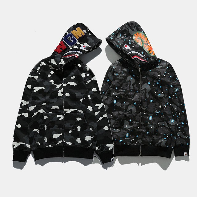 [Ảnh thật] Áo khoác Bape Shark