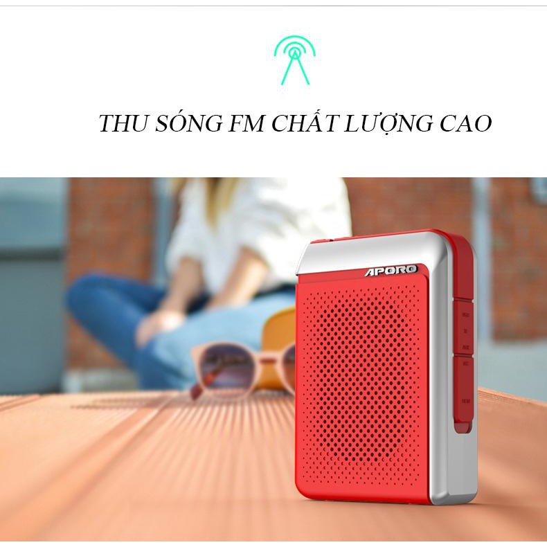 Loa trợ giảng Aporo T18 công suất 30W 2.4G Bluetooth 5.0 không dây ( BH 12 THÁNG )