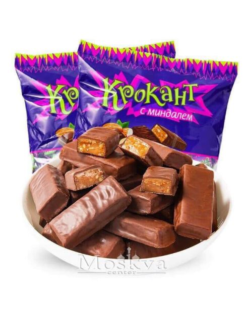 Kẹo socola hạnh nhân Krokant gói 500g date mới