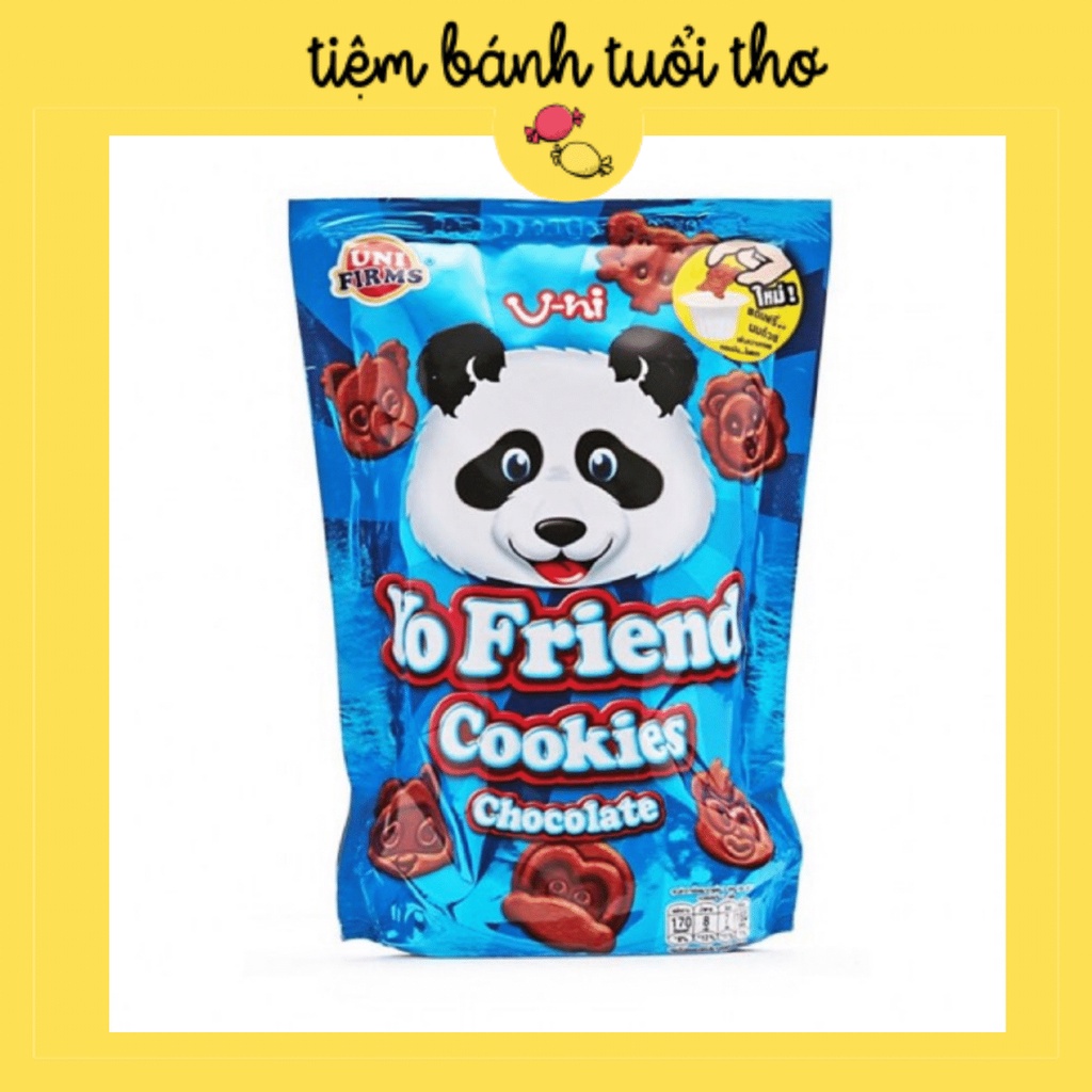 Bánh Gấu Chấm Kem Thái Lan Yo Friend Uni Firm - Tiệm Bánh Tuổi Thơ