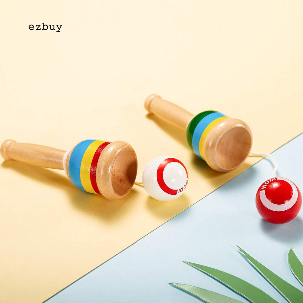 Đồ chơi Kendama bằng gỗ sáng tạo cho bé