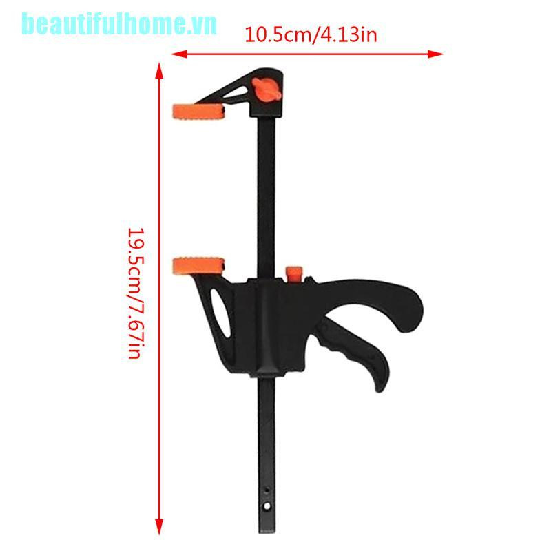 Kẹp chữ F hỗ trợ làm sản phẩm gỗ an toàn tiện dụng 4 inch