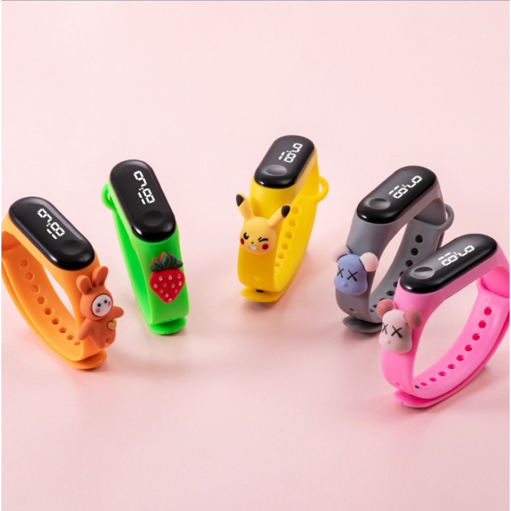 [RẺ VÔ ĐỊCH] Đồng hồ Disney Mickey Zgo silicon 13 MẪU nam nữ unisex trẻ em thể thao chống nước đèn led mẫu mới hot