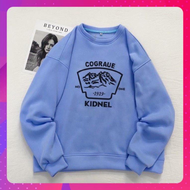Áo Sweater Cograue unisex, Áo hoodie Nam Nữ Form Rộng Genk