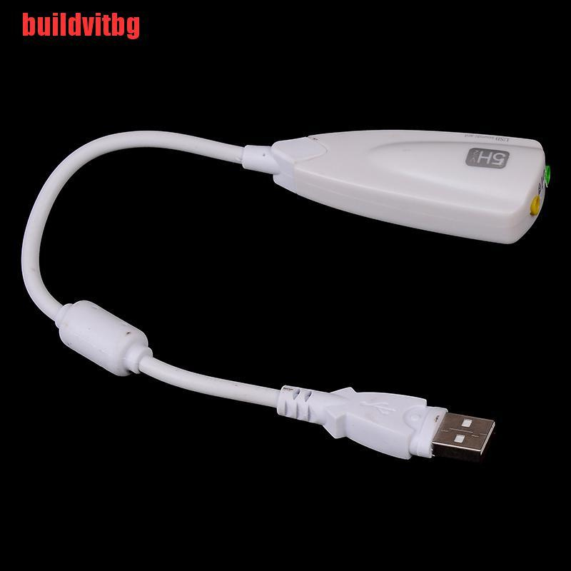 {buildvitbg}5h v2 7.1 external usb sound card 5hv2 audio adapter usb to 3d ch sound track GVQ