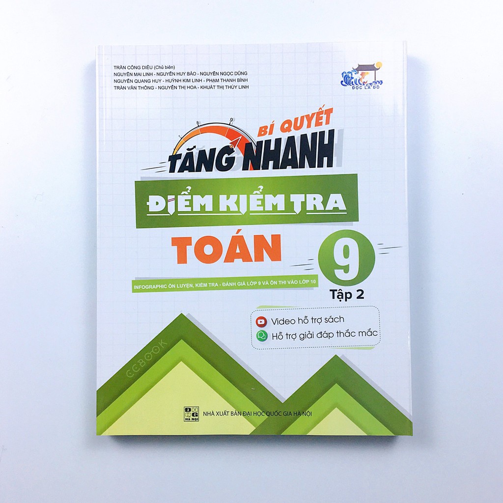 Sách Bí quyết tăng nhanh điểm kiểm tra Toán 9 tập 2