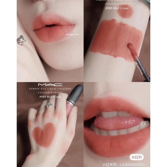 Son kem MAC Powder Kiss Liquid màu 989 Mull It Over - LAMII BEAUTY