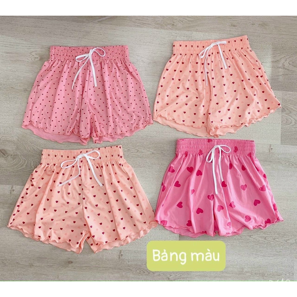 Quần Đùi Nữ Thái Họa Tiết Chân Bèo Chất Thun Mát - Quần Short Nữ Mặc Ở Nhà Siêu Thoáng Mát | BigBuy360 - bigbuy360.vn