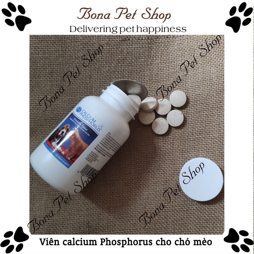 Viên Calcium phosphorus cho chó mèo