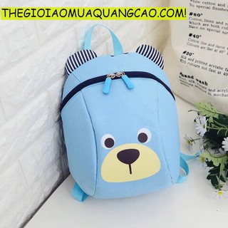 BA LÔ MINI HÌNH THÚ NGỘ NGHĨNH CHO BÉ MẦM NON - GẤU XANH NƯỚC BIỂN