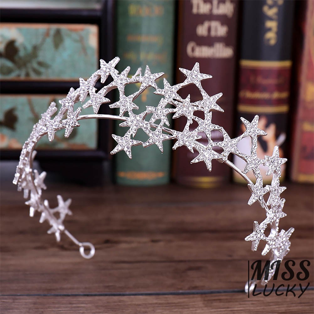 Vương miện cài tóc thiết kế thanh lịch cho cô dâu