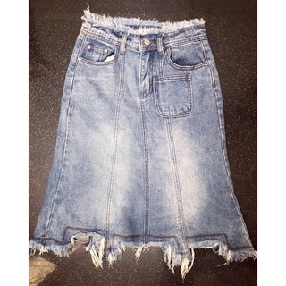 Chân váy denim vintage hiệu úc size S