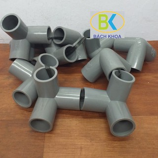 (Mua nhiều giá tốt) Co góc 3 hướng phi 27mm Bình Minh