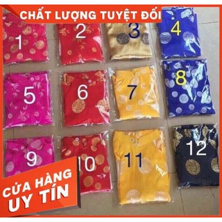 Áo Dài Truyền Thống Gấm Thái Tuấn