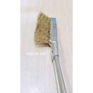 Bàn Chải Cán Sắt Đầu Thẳng Sợi Đồng