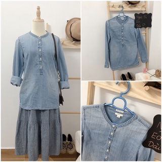 Áo sơ mi bò jean denim