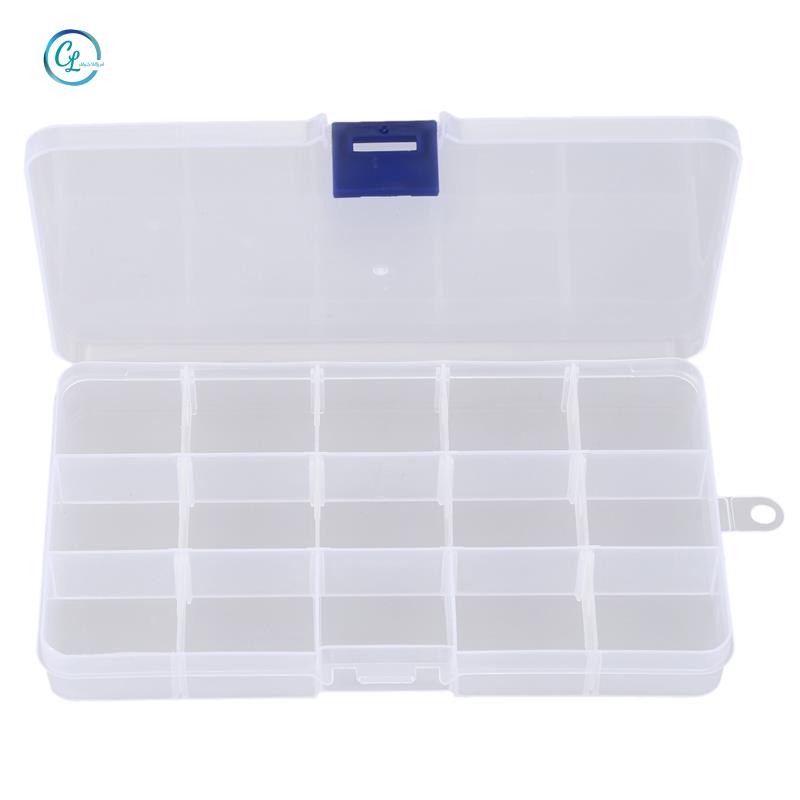 Hộp nhựa đựng linh kiện điện tử 15 ngăn