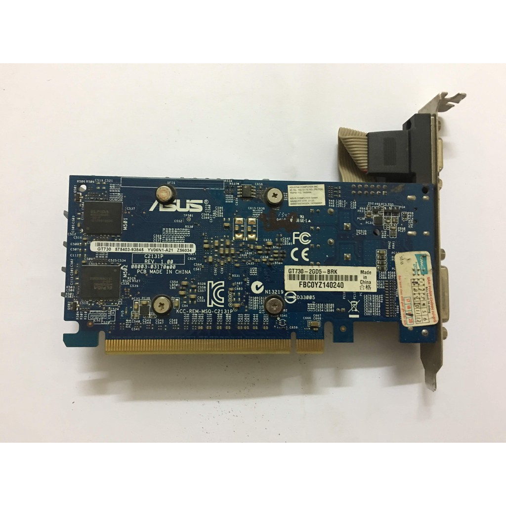 LU7 HDGD Card Màn Hình Bo Lùn Asus GT730 2Gb DDR5. Tặng kèm Chắn Bo Lùn Cho Case Đồng Bộ. 25