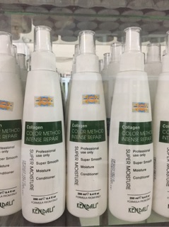 Xịt dưỡng tóc Collagen Kendali 250ml phục hồi tóc nhanh