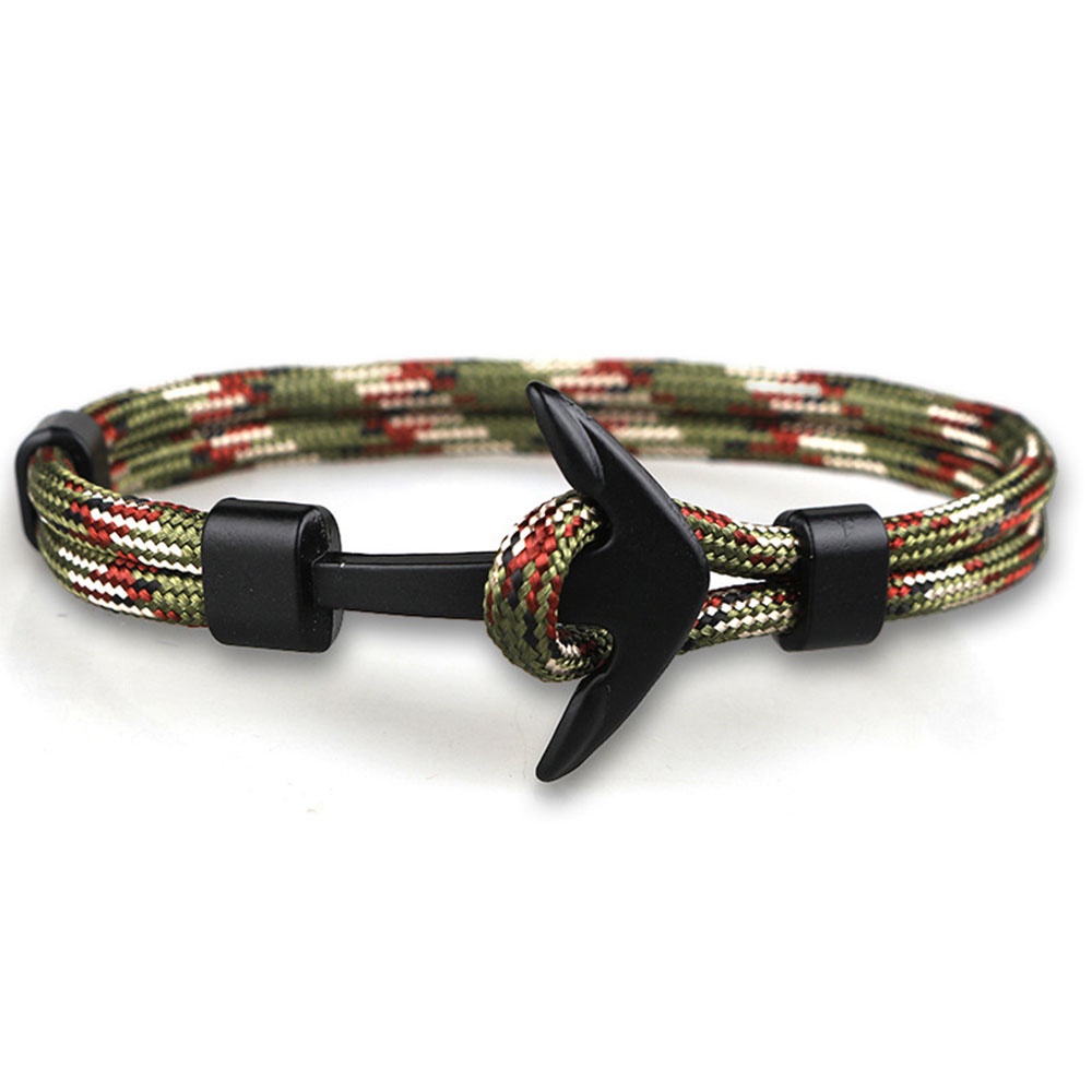 1 Vòng Tay Dây Thừng Điều Chỉnh Phong Cách punk Thời Trang unisex