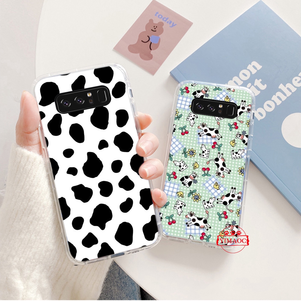 Ốp điện thoại TPU mềm trong suốt 56A bò sữa cho Samsung Note 8 9 10 Plus Lite S20 Ultra J6 Prime J8 | BigBuy360 - bigbuy360.vn