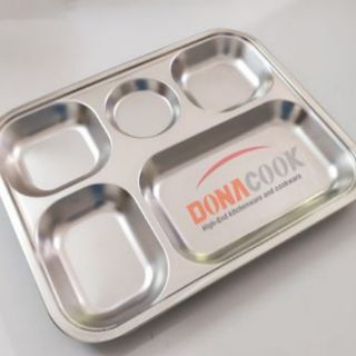 Khay cơm 5 ngăn inox giá rẻ