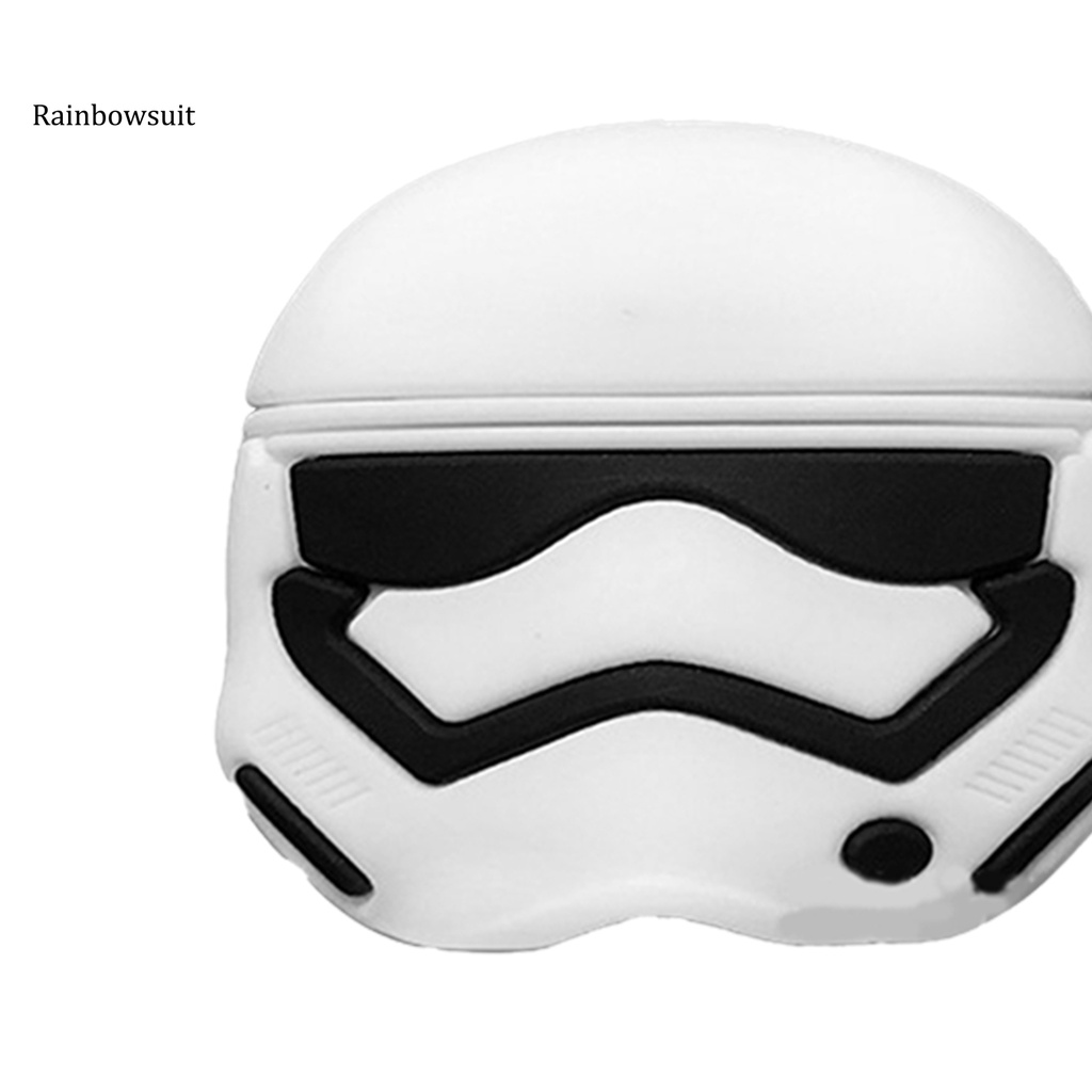 Vỏ bảo vệ hộp sạc tai nghe darth-vader black samurai thích hợp cho AirPods 1/2 AirPods Pro 3