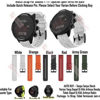 Dây Đeo Thay Thế Chất Liệu Silicon Màu Trơn Cho Đồng Hồ Thông Minh Suunto 7 9