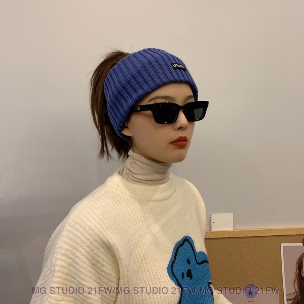 Băng Đô MG STUDIO Thêu Chữ EBANK Cá Tính Thời Trang Cho Nam Và Nữ