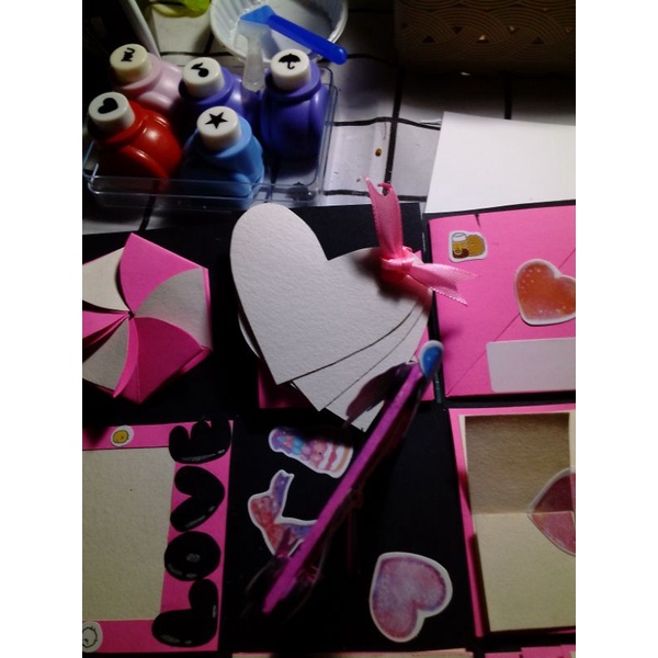 4110 love box handmade gắn hình