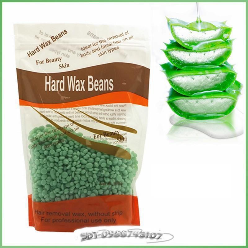 (Free que gỗ) Sáp wax lông nóng dạng hạt đậu Viên Hard Wax Beans 100g SV