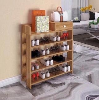 KỆ GIÀY DÉP GỖ 5 TẦNG