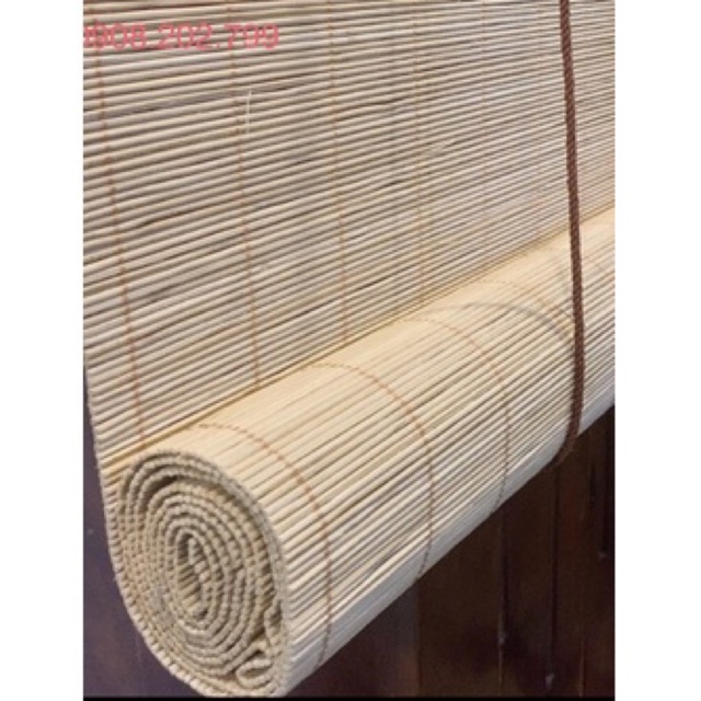 Mành tăm tre chỉ đỏ trang trí lễ hội, mành rèm tre che nắng cửa sổ. Ốp vách mành tre, mành tre đóng trần.