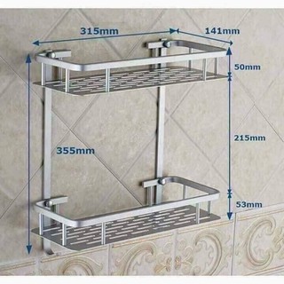 Kệ Chữ Nhật 2 tầng Nhà Tắm