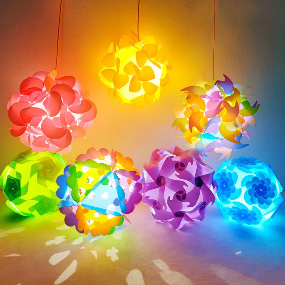 Lồng Đèn LED Tự Làm Nhiều Màu Sắc Trang Trí Tiệc Sinh Nhật Cho Bé