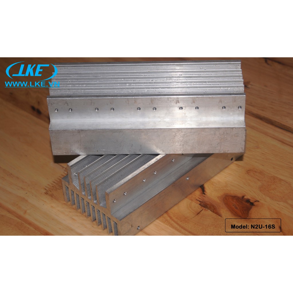 Nhôm tản nhiệt 2U Sò SANKEN dài 18cm  LKE