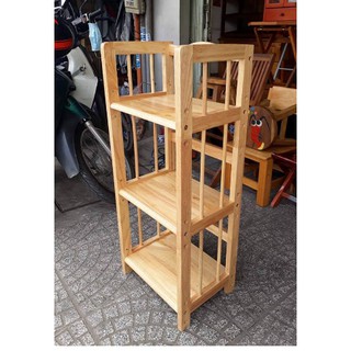 🚫𝐌IỄN PHÍ SHIP🚫 Kệ Sách Gỗ Đa Năng 3 Tầng 65cm