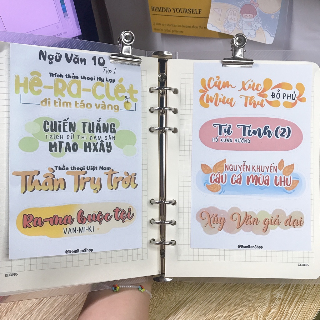 Tiêu đề văn học lớp 10 chương trình mới , nhãn dán tựa bài văn 10.