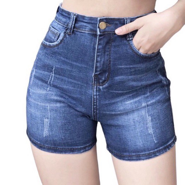 Quần short jean wat giãn 60-95kg