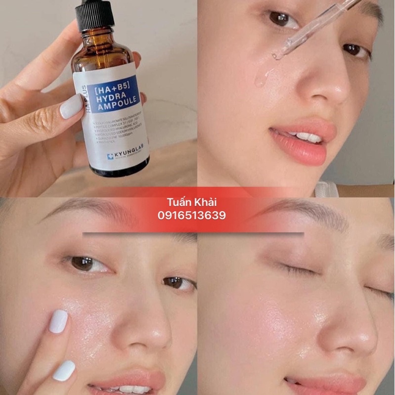 Serum HA B5 Hydra Kyung Lab Ampoule cấp ẩm căng bóng trắng da 50ml - Hàn Quốc