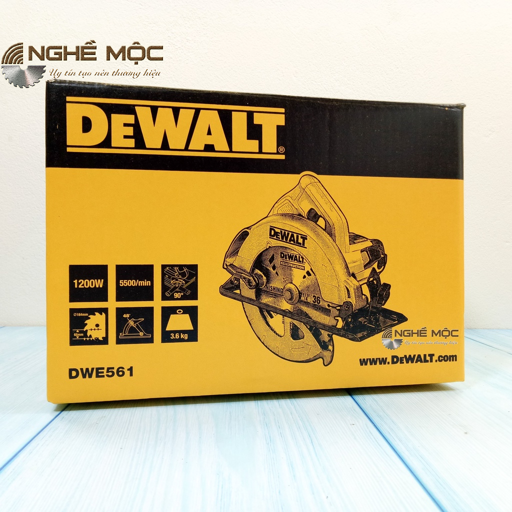 Máy cưa đĩa DEWALT DWE561 cưa gỗ Dewalt 561 chính hãng nghề mộc