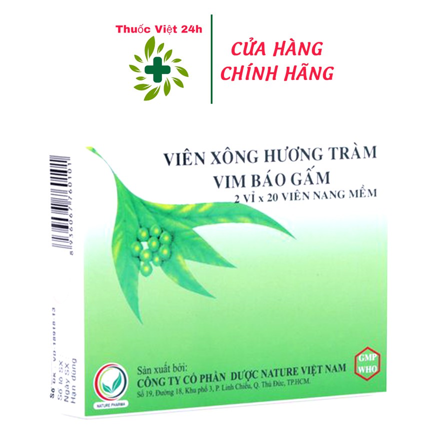 Viên Xông Hương Tràm Vim Báo Gấm - Thuocviet24h