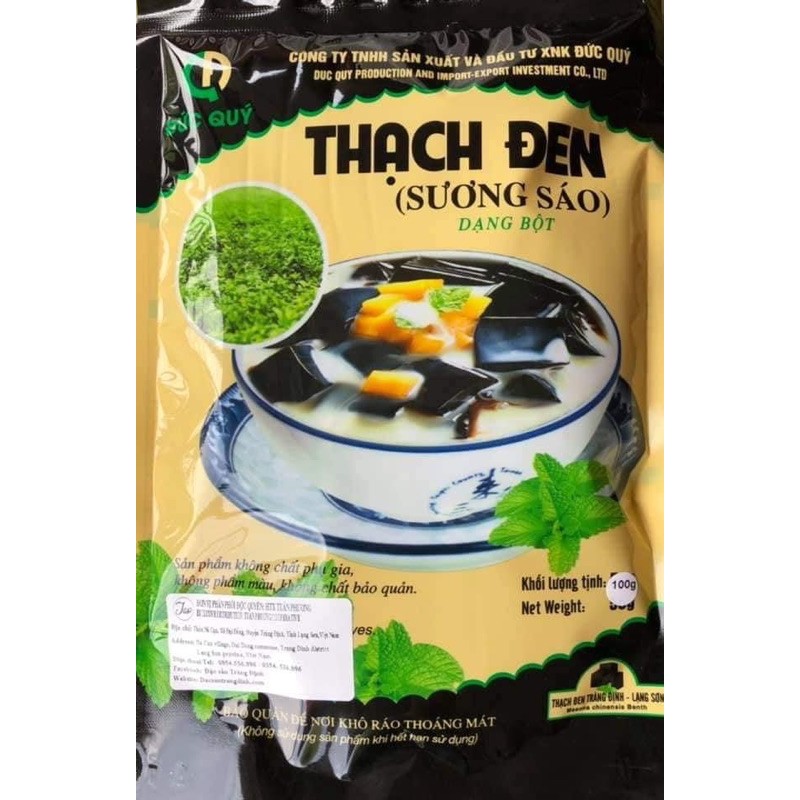 Tinh bột Thạch đen (sương sáo) ĐỨC QUÝ