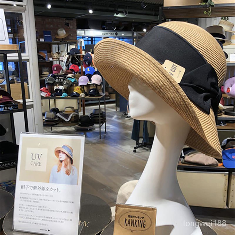 Mũ cói chống nắng tia uv thời trang mùa hè phong cách nhật bản cho nữ