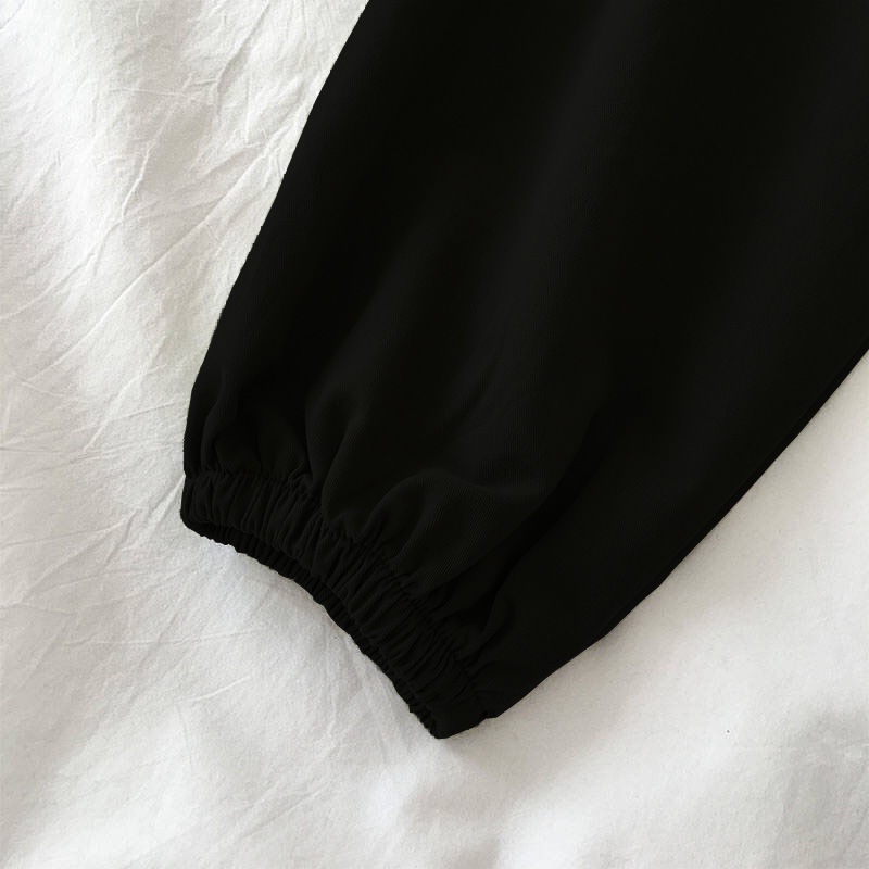 Set Áo Thun Ngắn Tay Và Quần Harem Siêu Hot Màu Xanh Lá Dầu Trái Cây Đơn Giản Dễ Phối Đồ Cho Nữ Sinh