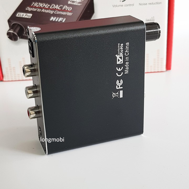 VinaGear XL6 Pro - Bộ Chuyển Âm Thanh Quang Học Sang AV Tích Hợp Tăng Âm