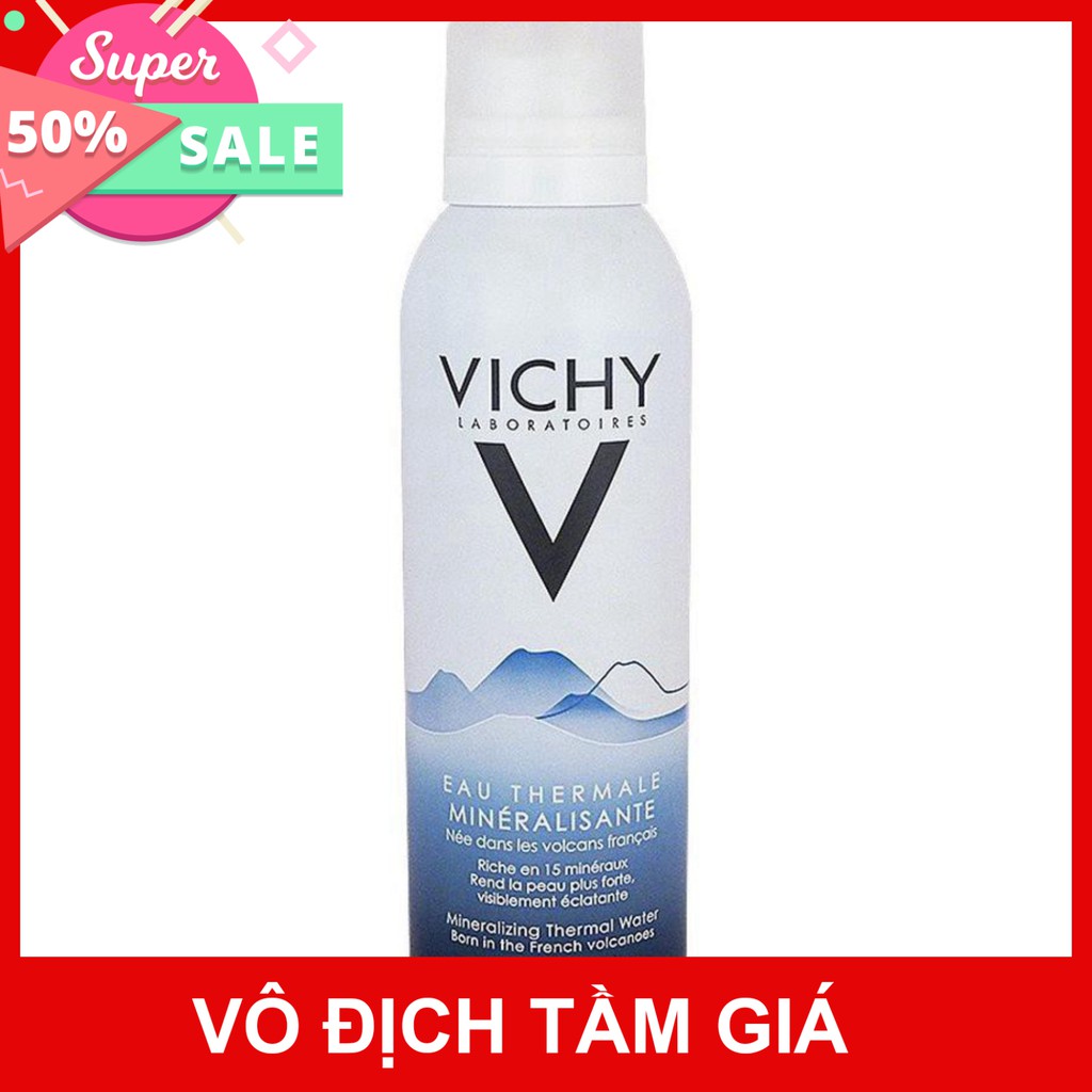 [CHÍNH HÃNG] Xịt khoáng dưỡng da Vichy Mineralizing Thermal Water 150ml