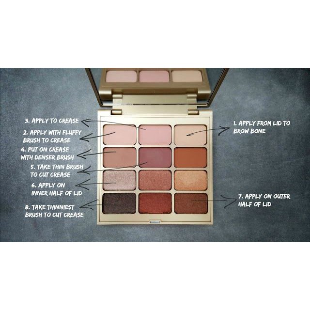 Bảng Màu Mắt Stila Matte 'N Metal Eyeshadow Palette 12 màu (USA)