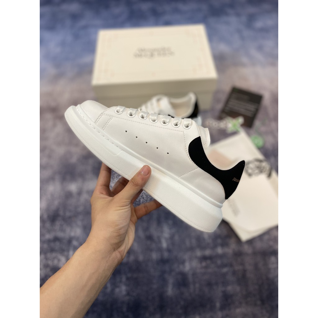 [MyGsneaker] Giày Mcqueen gót đen bản tiêu chuẩn tăng chiều cao